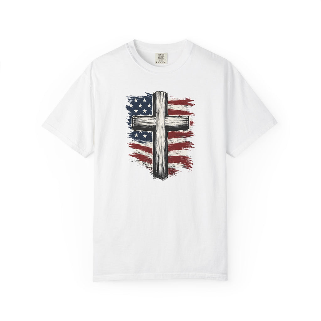 American Flag Cross T-Shirt