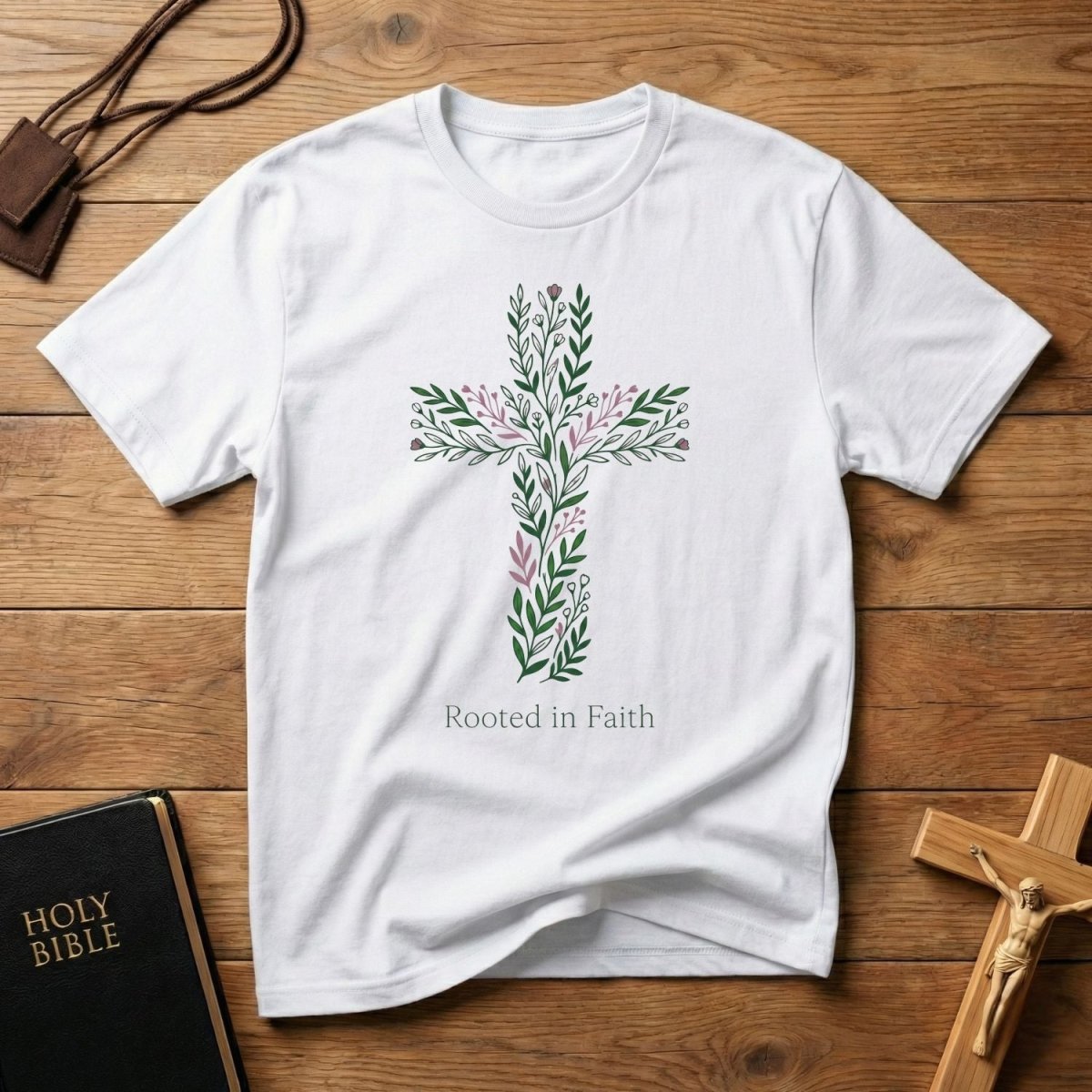 Floral Cross T-Shirt