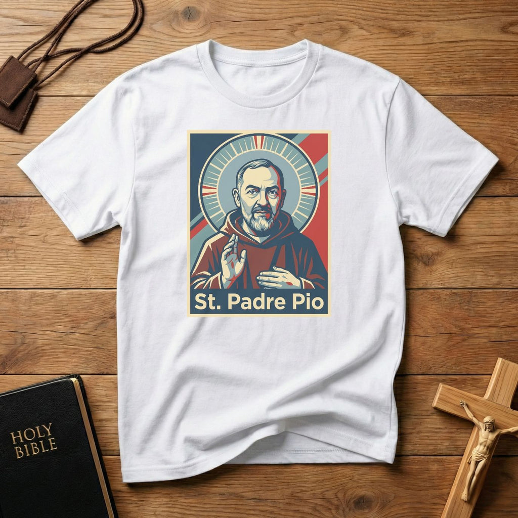 St. Padre Pio Graphic T-Shirt