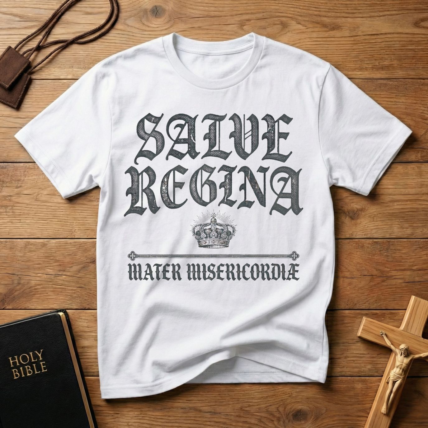 Salve Regina Vintage Gothic T-Shirt