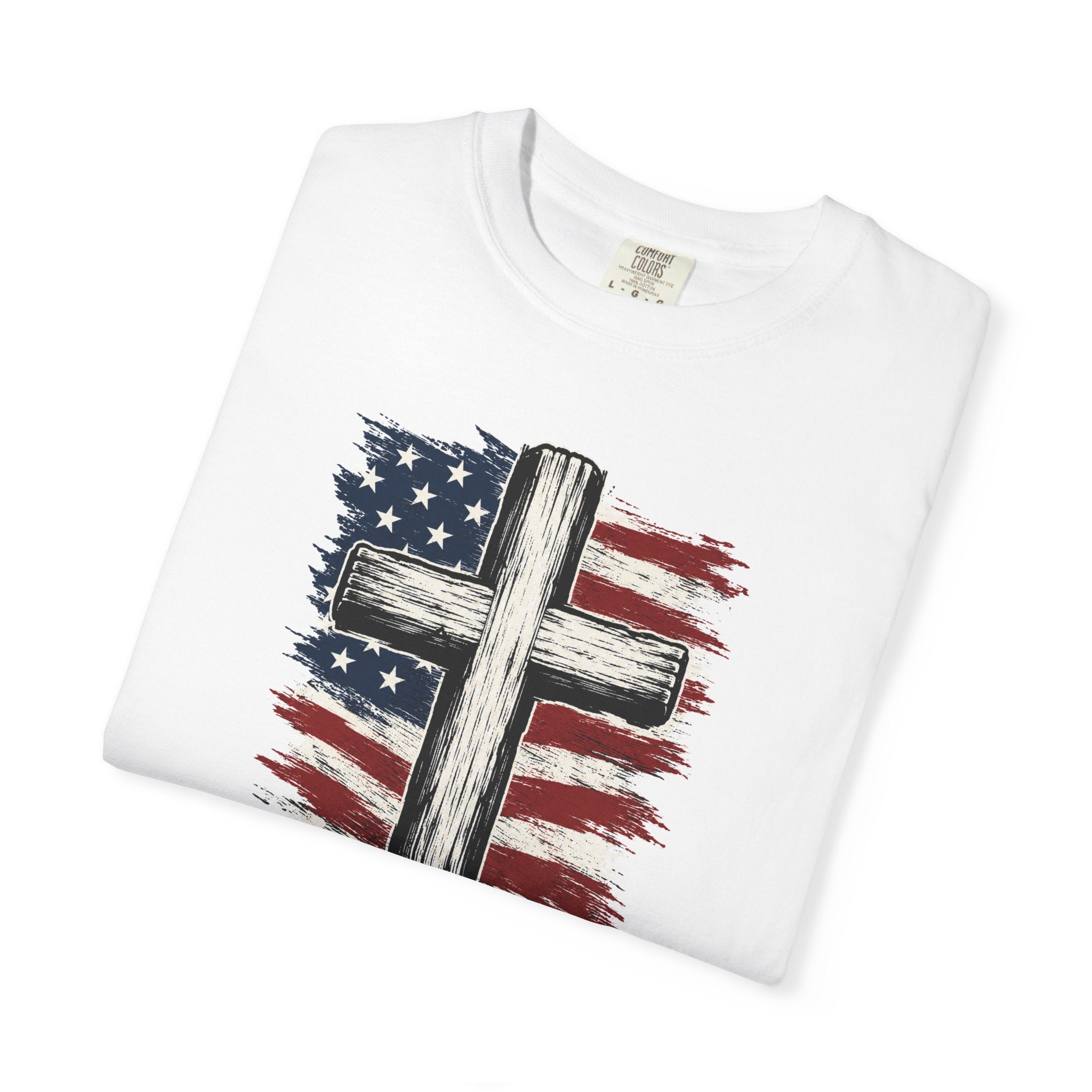 American Flag Cross T-Shirt