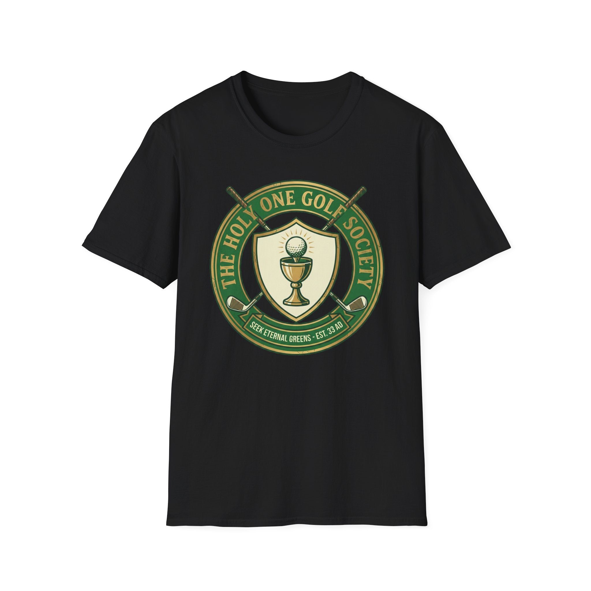 Golf Society T‑Shirt — "The Holy One Golf Society" Emblem