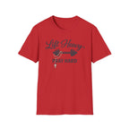 Lift Heavy Pray Hard T-Shirt — Christian Fitness Gym Tee