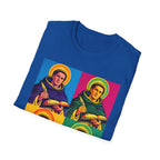 Saint Pop Art T-Shirt — Colorful Pop-Art Saint Graphic Tee