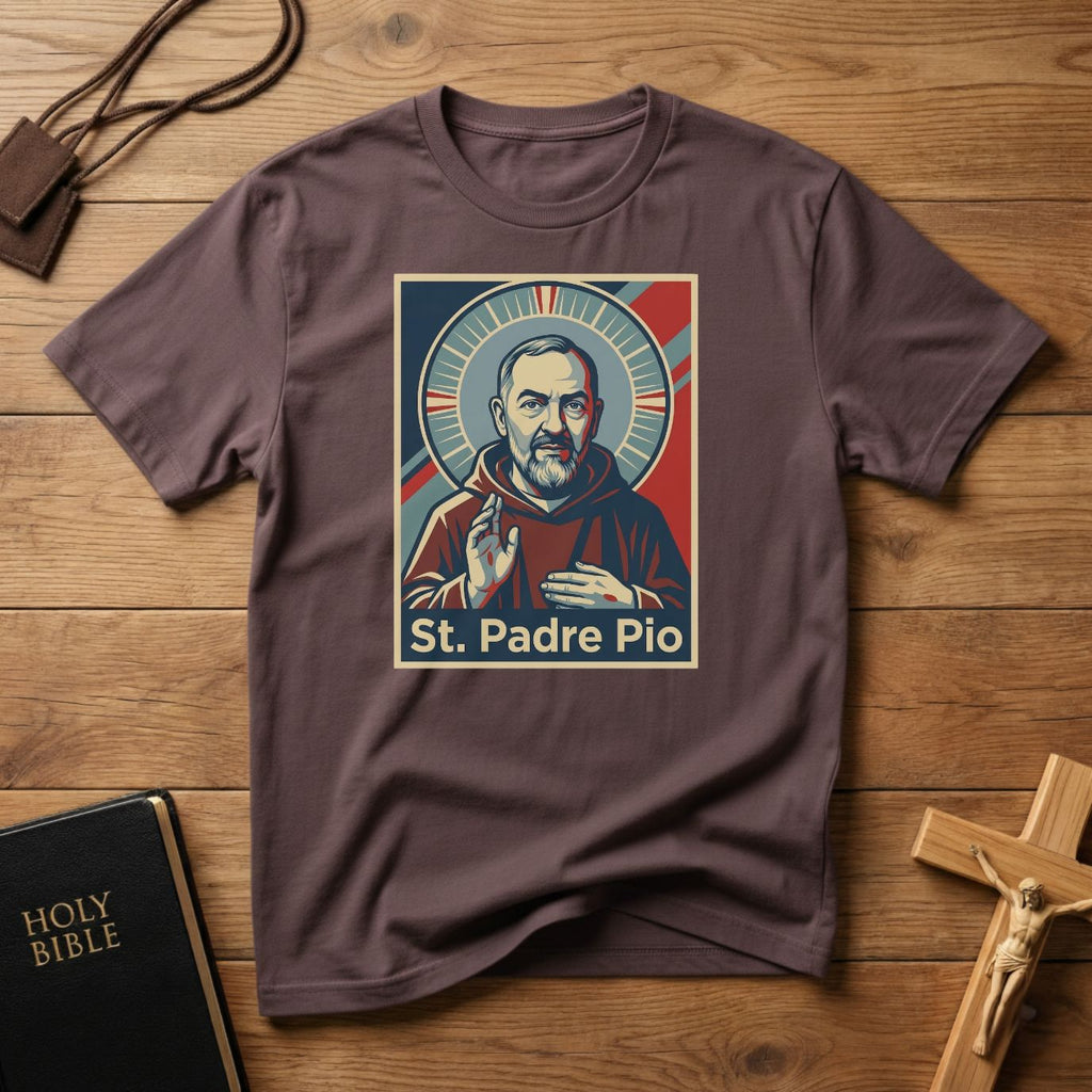 St. Padre Pio Graphic T-Shirt