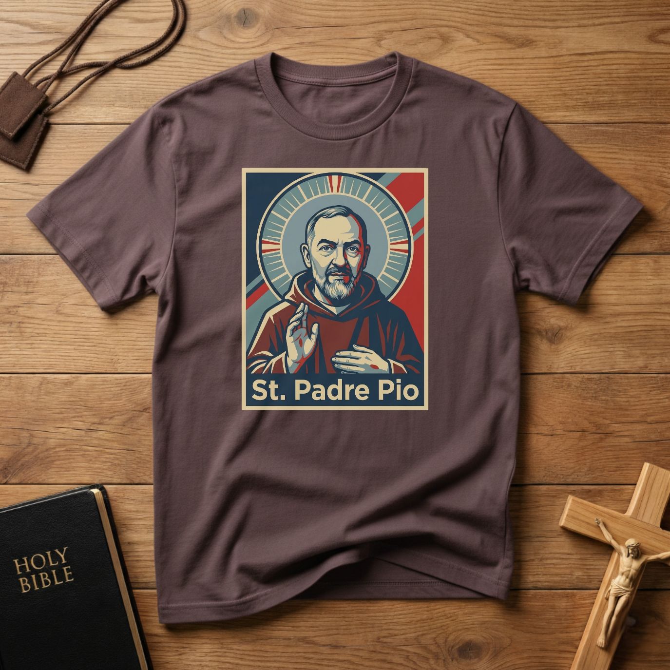 St. Padre Pio Graphic T-Shirt