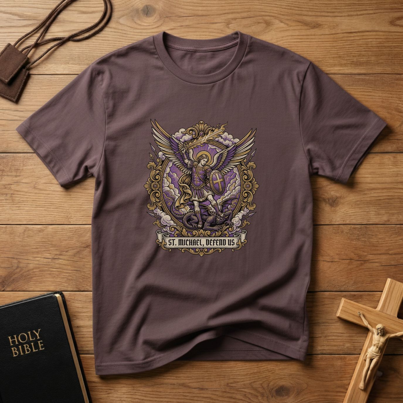 Saint Michael Guardian Angel T-Shirt