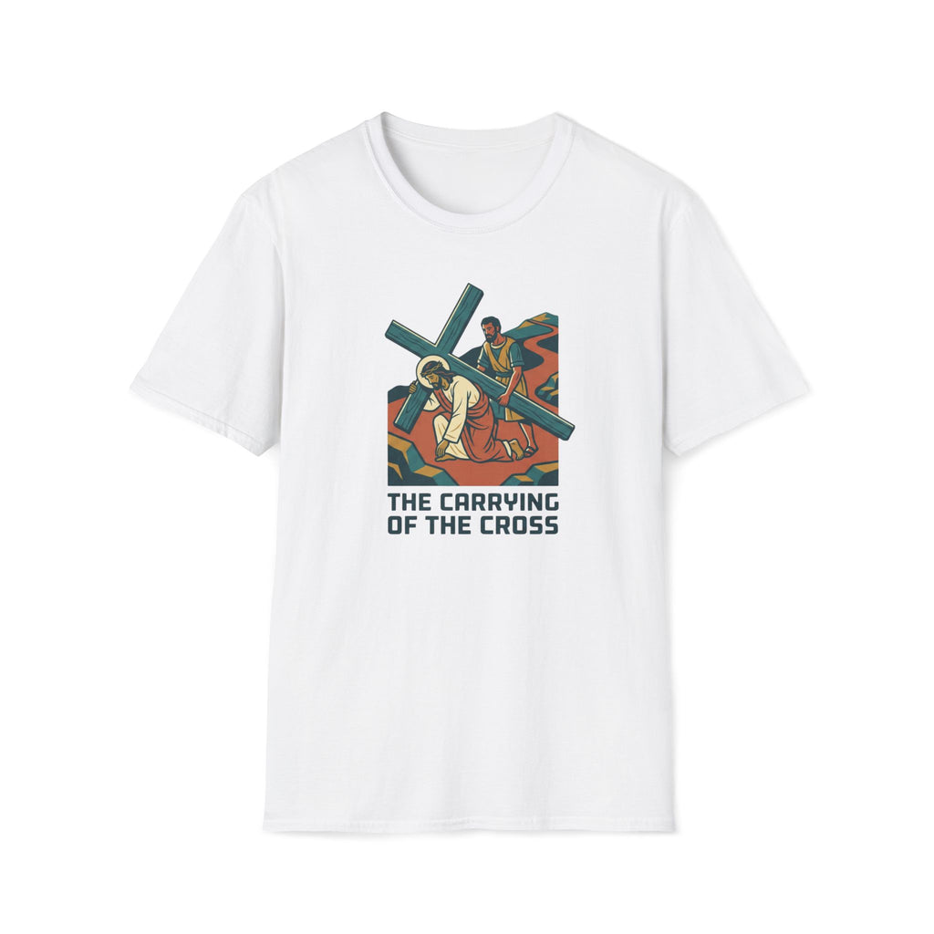T-Shirt — The Carrying of the Cross Christian Graphic Tee