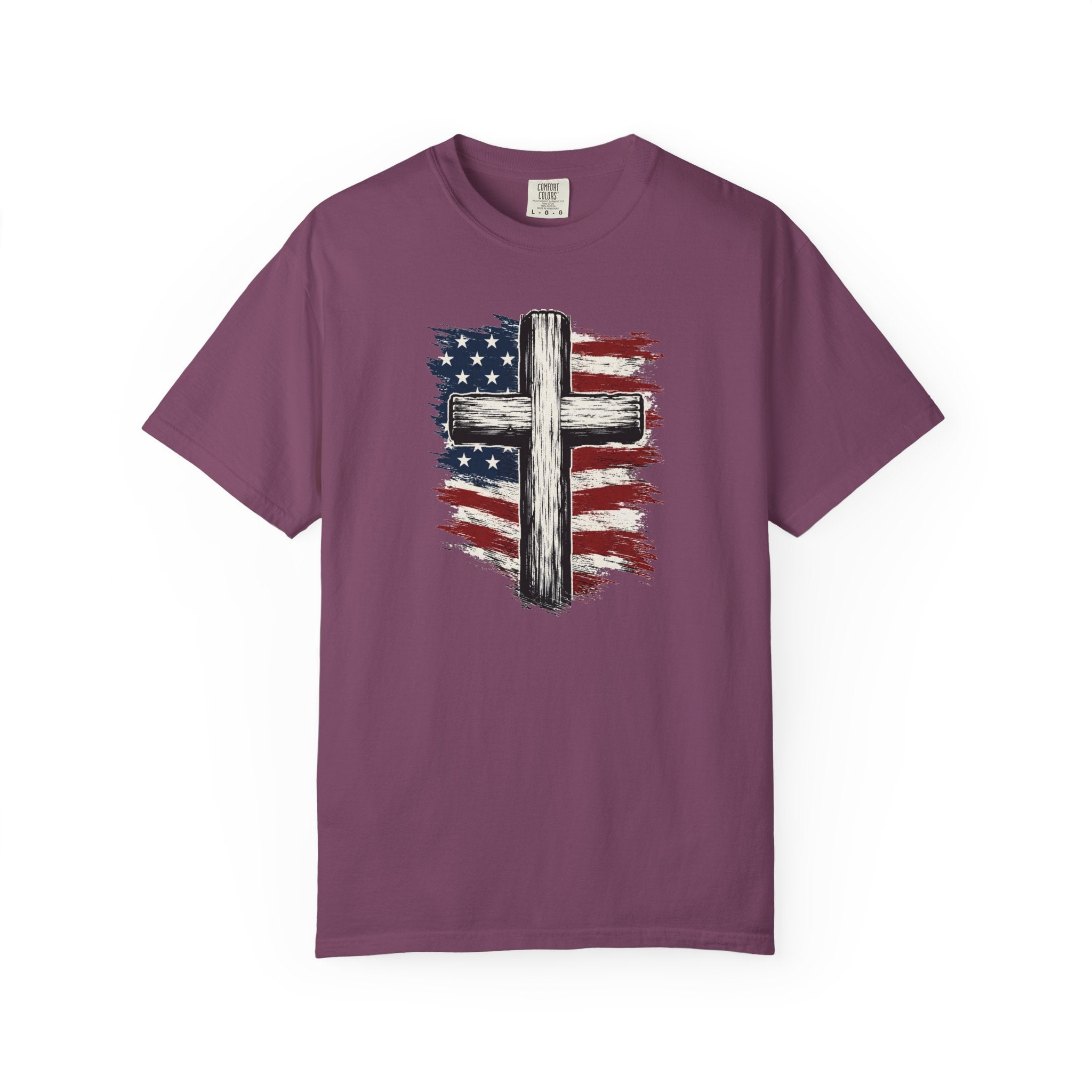 American Flag Cross T-Shirt