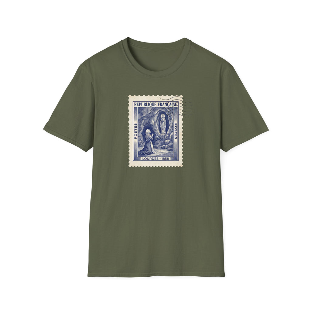 Vintage French Stamp Tee — 'République Française' Postage Design