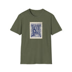 Vintage French Stamp Tee — 'République Française' Postage Design