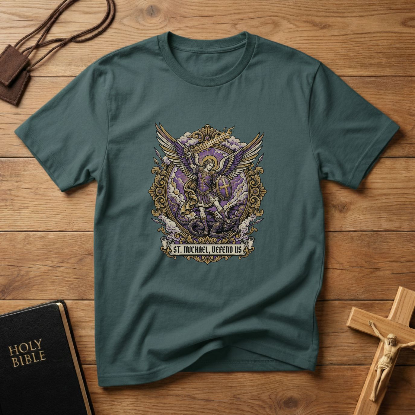 Saint Michael Guardian Angel T-Shirt
