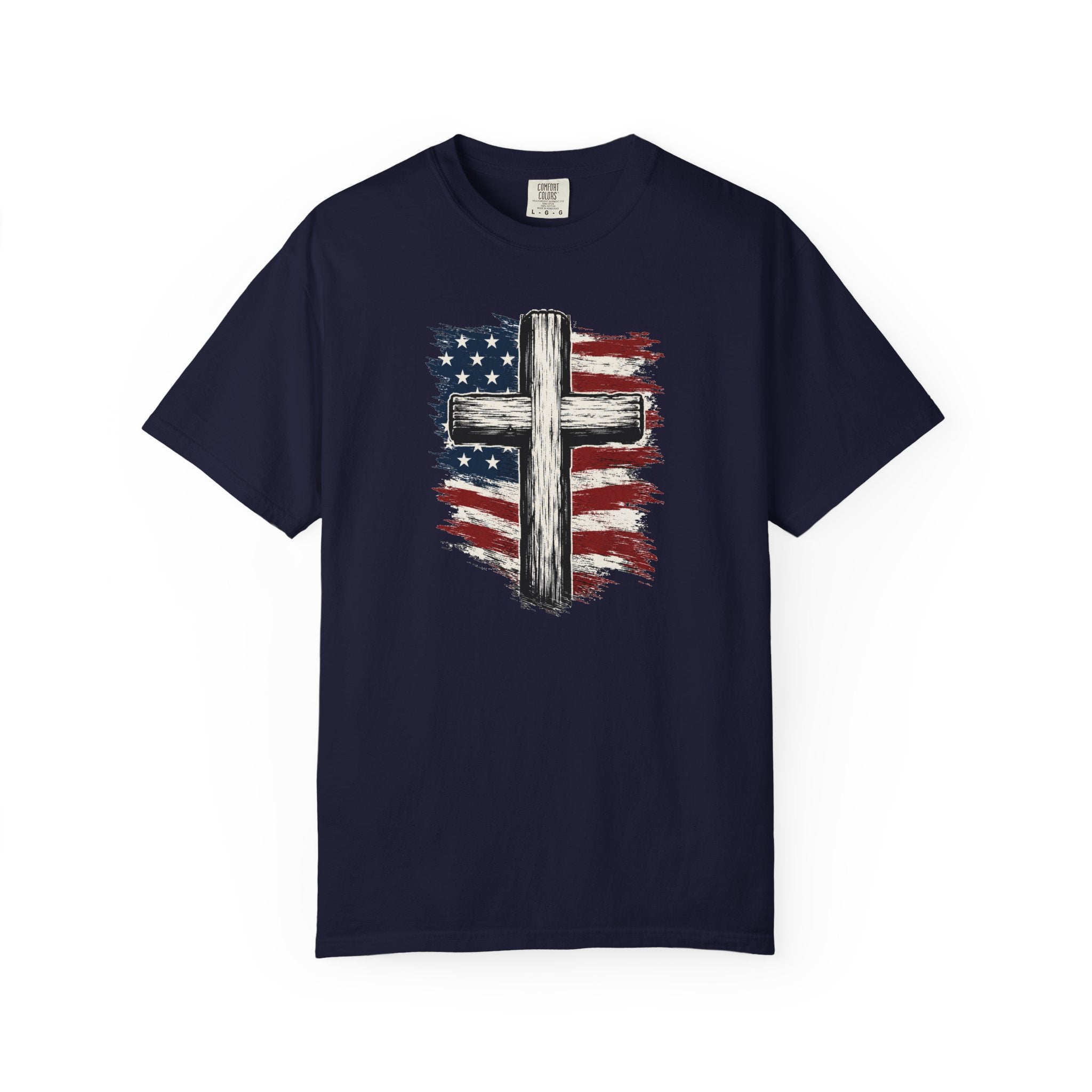 American Flag Cross T-Shirt