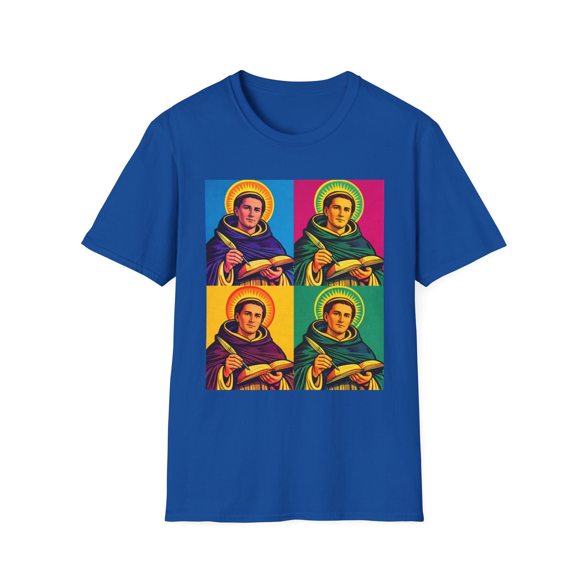 Saint Pop Art T-Shirt — Colorful Pop-Art Saint Graphic Tee