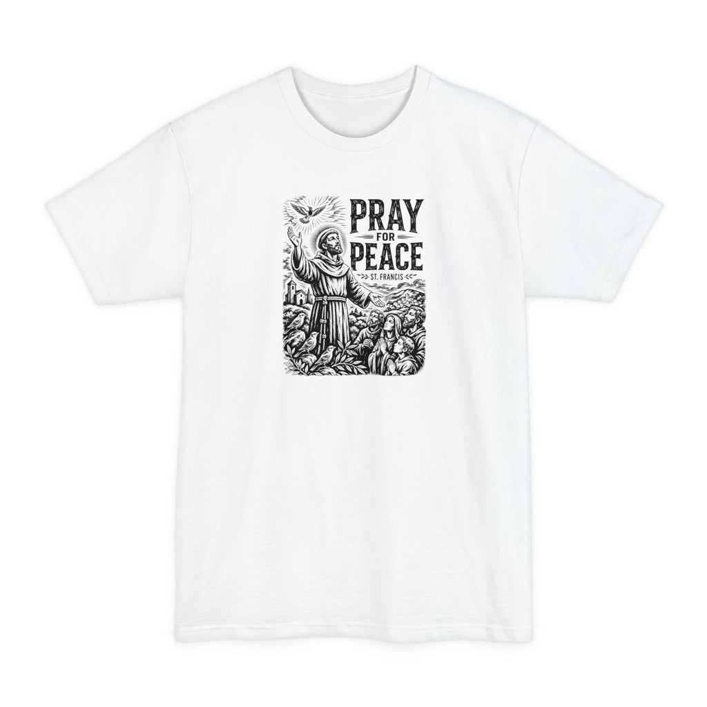 St. Francis Pray for Peace Tall Beefy-T® T-Shirt