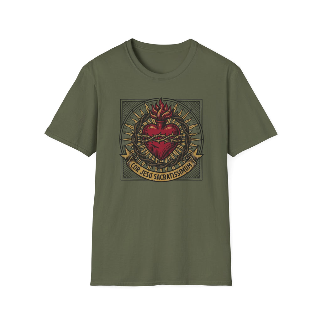 Sacred Heart Graphic T-Shirt — Cor Jesu Sacratissimum Design