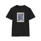 Vintage French Stamp Tee — 'République Française' Postage Design