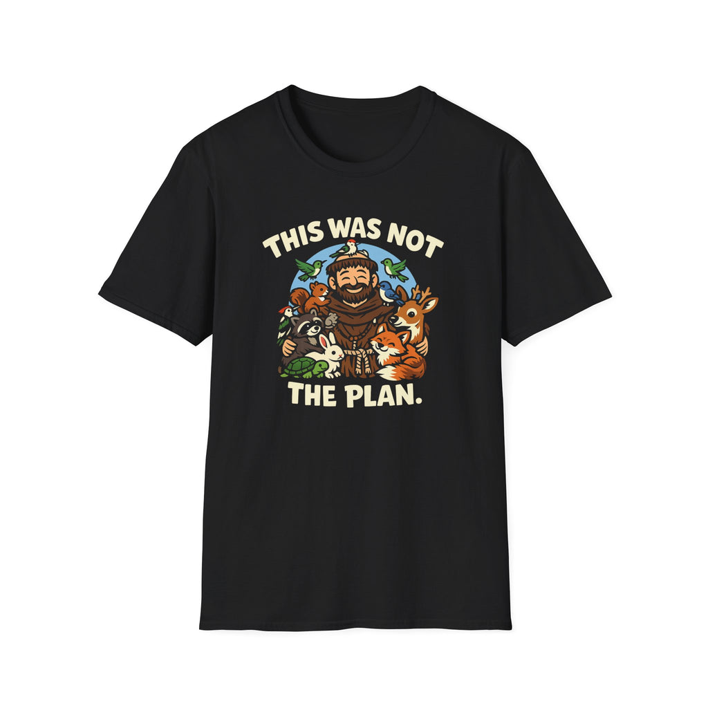 This Was Not the Plan T-Shirt — Funny Noah’s Ark Animal Graphic Tee