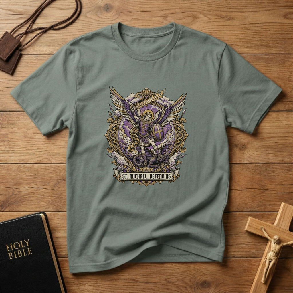 Saint Michael Guardian Angel T-Shirt