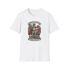 Saint Michael 'Quis Ut Deus' T-Shirt — Defender of Heaven Shield Graphic Tee