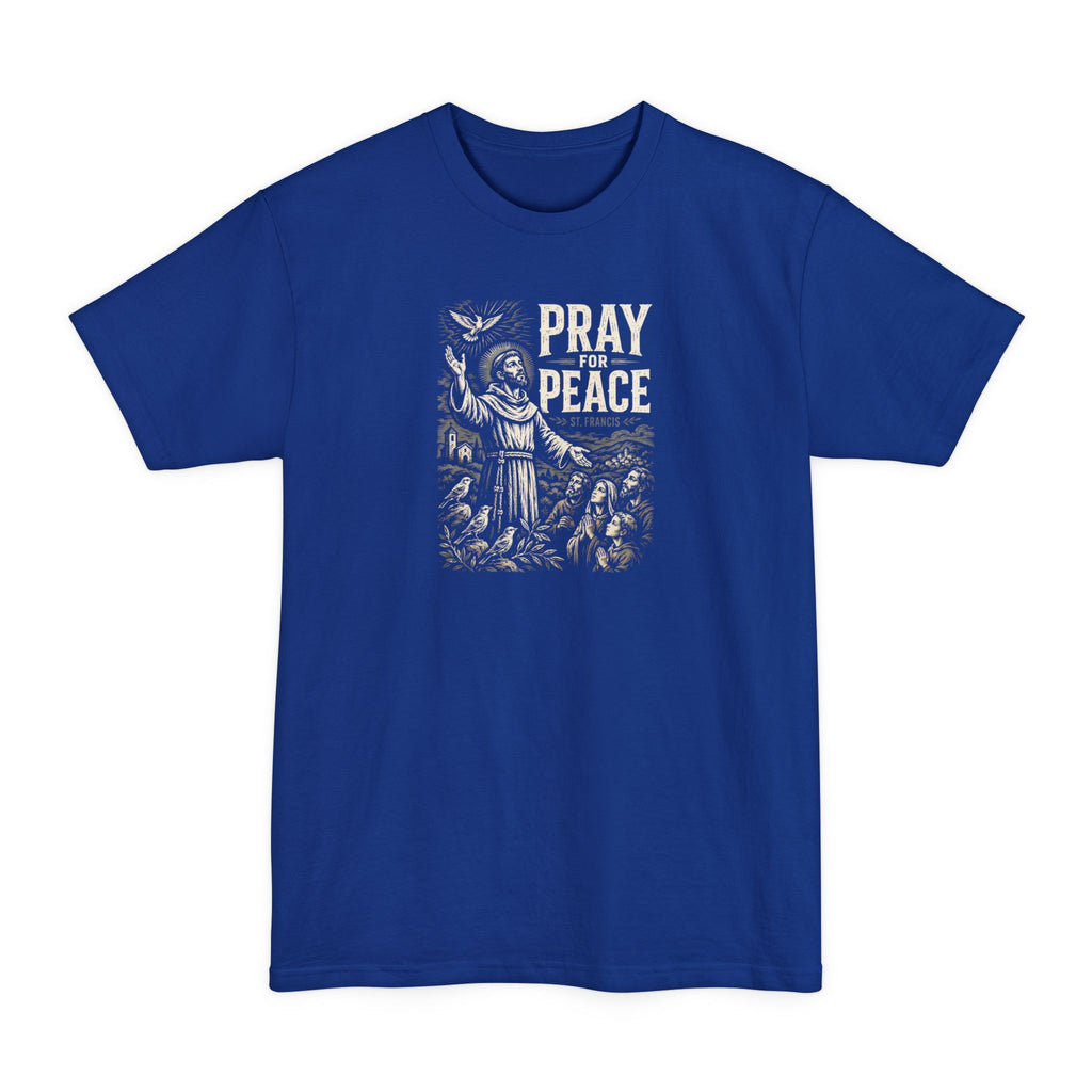 St. Francis Pray for Peace Tall Beefy-T® T-Shirt