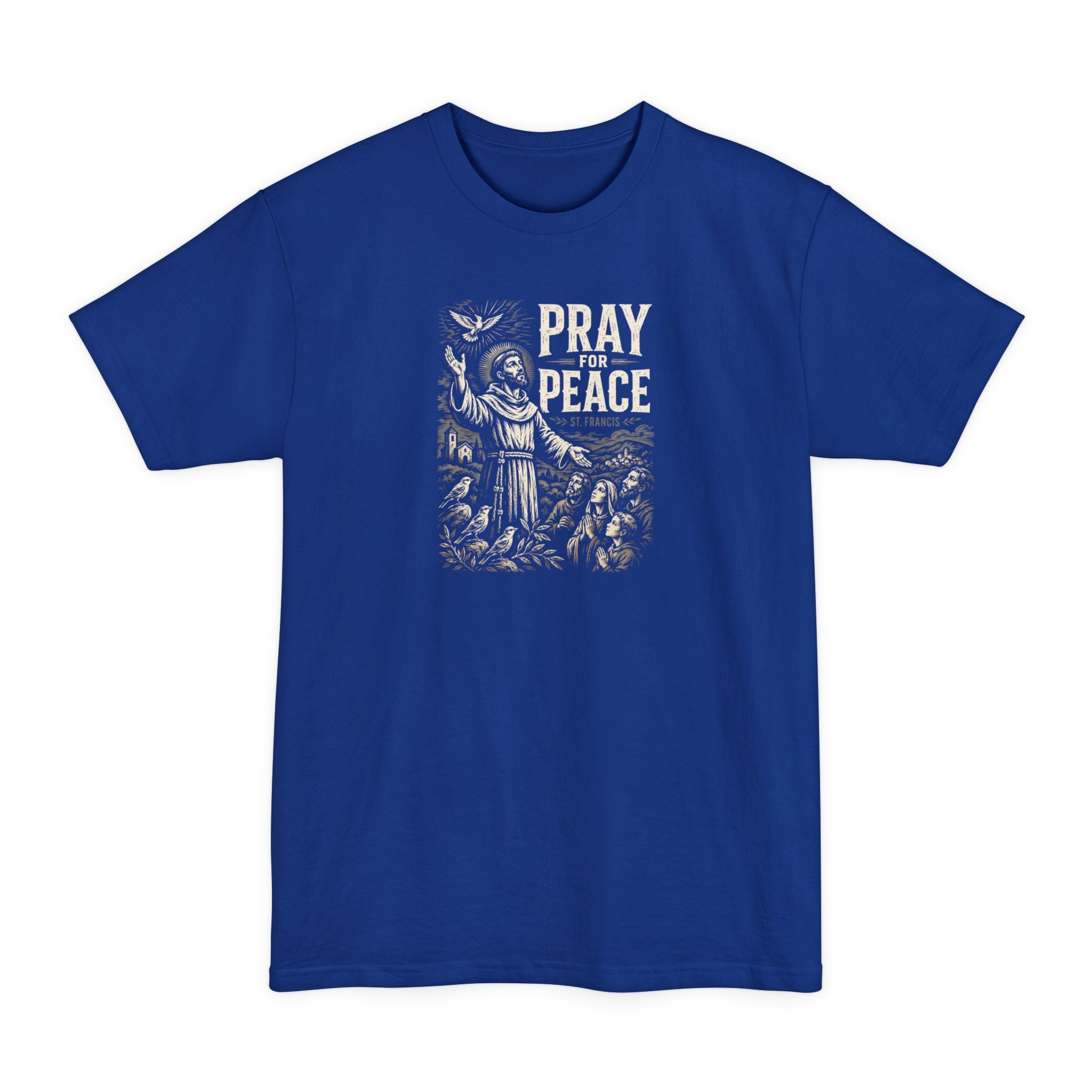 St. Francis Pray for Peace Tall Beefy-T® T-Shirt