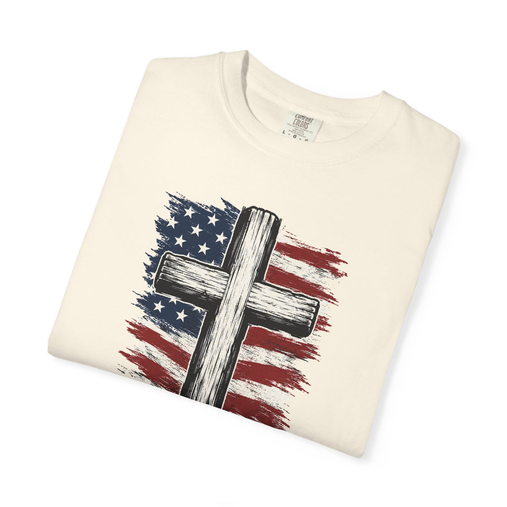 American Flag Cross T-Shirt