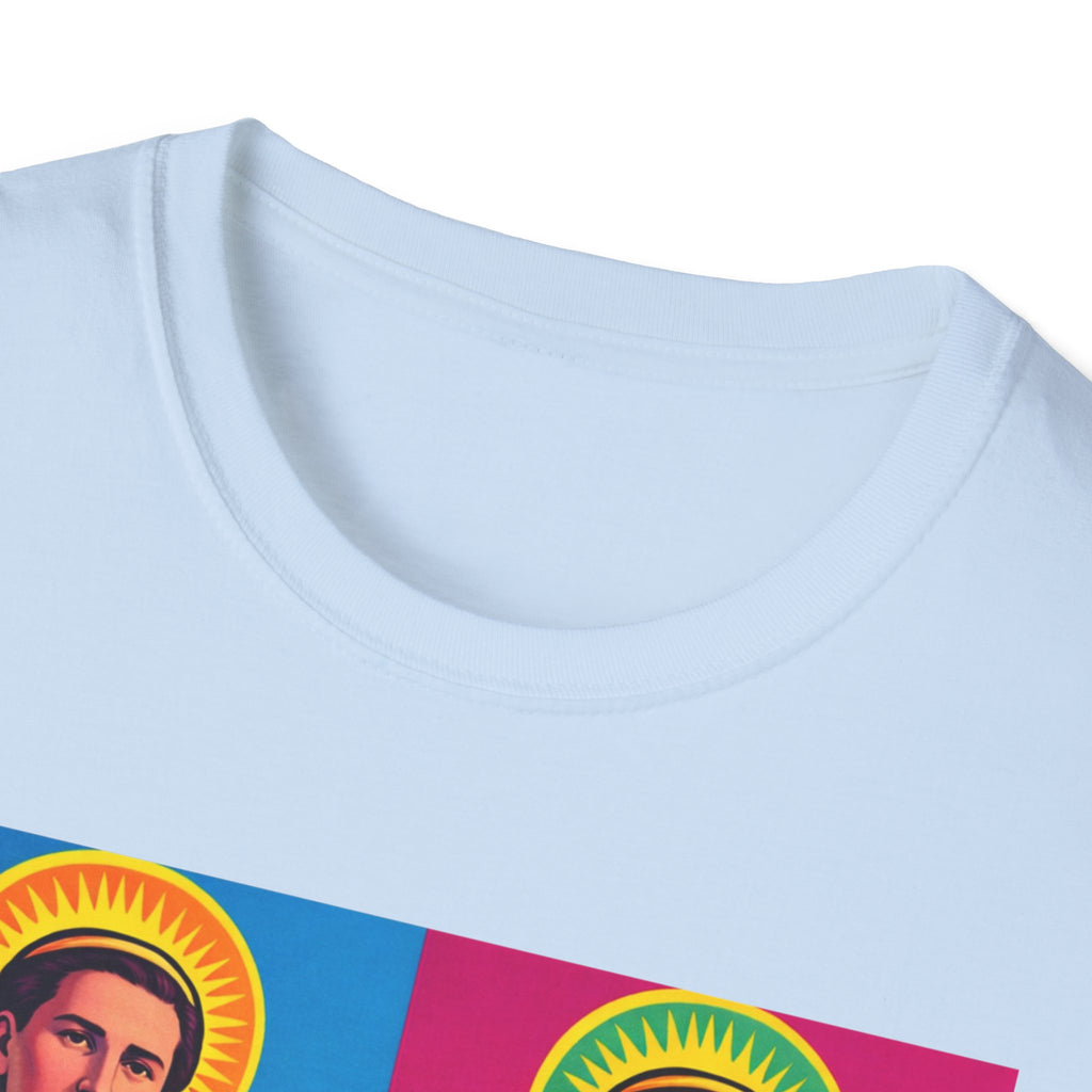 Saint Pop Art T-Shirt — Colorful Pop-Art Saint Graphic Tee