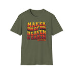 T-Shirt — 'Maker of Heaven & Earth' Retro Christian Graphic Tee