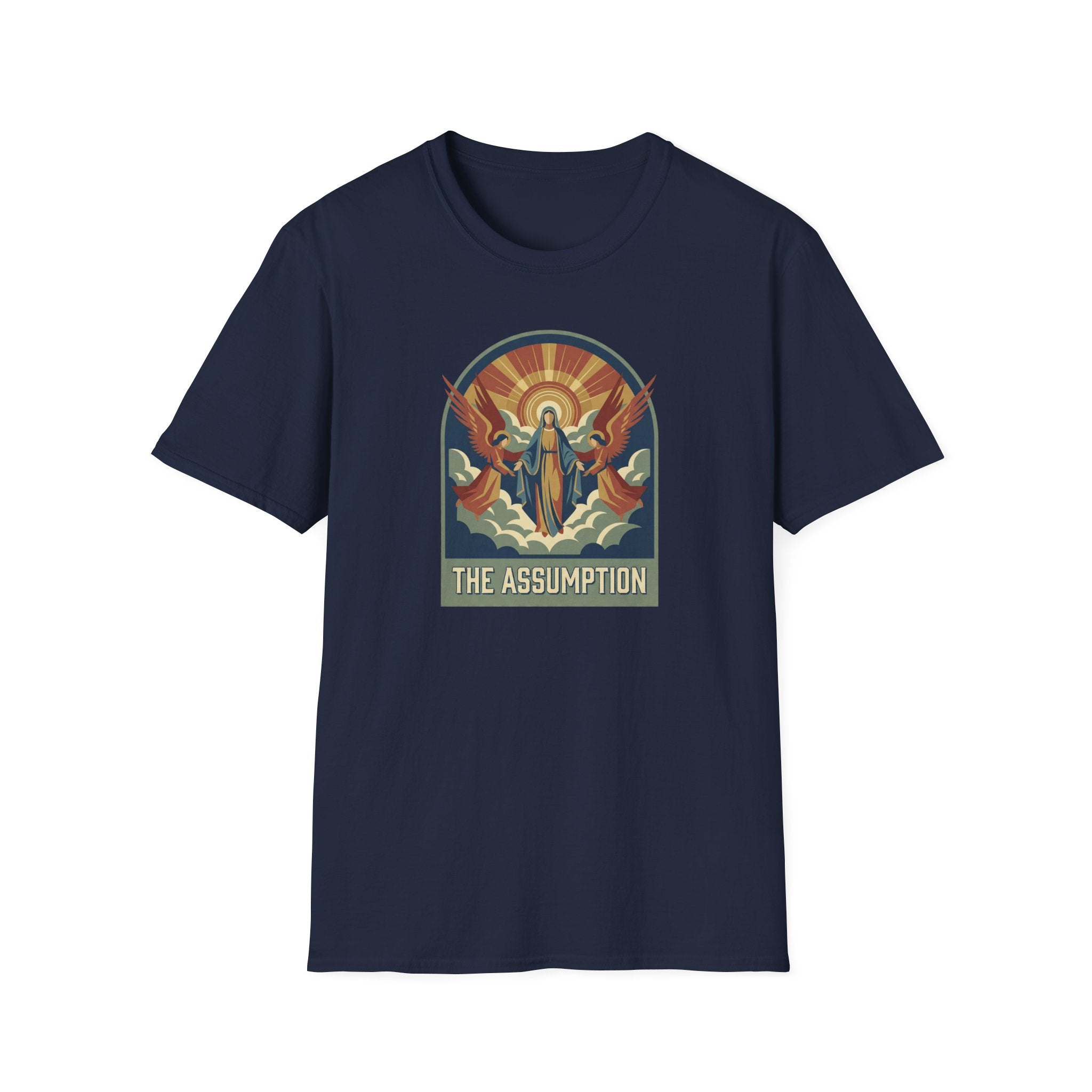 The Assumption T-Shirt — Vintage Marian Religious Graphic Tee