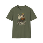 Prayer & Coffee T-Shirt — "Fueled by Prayer & Coffee" Faith Graphic Tee