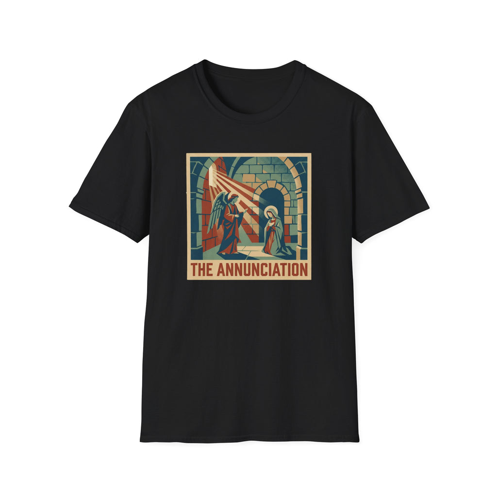 The Annunciation T-Shirt — Christian Nativity Art Tee