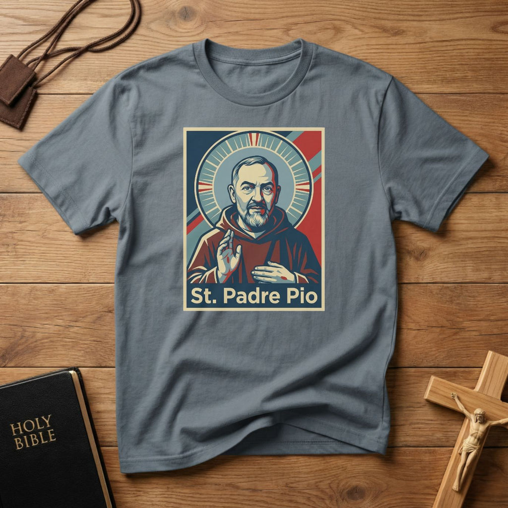 St. Padre Pio Graphic T-Shirt