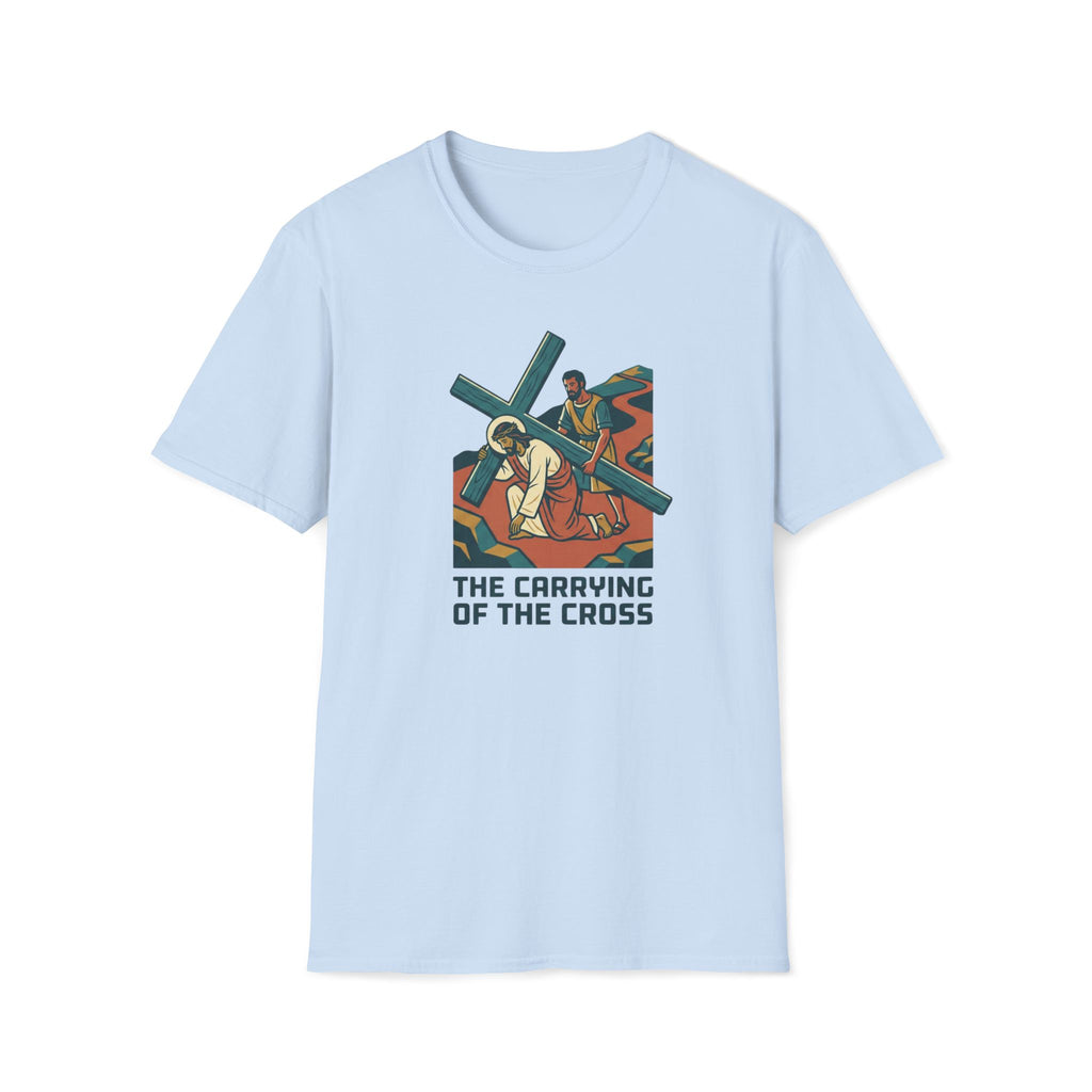 T-Shirt — The Carrying of the Cross Christian Graphic Tee
