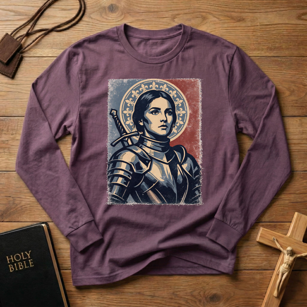 Joan of Arc Portrait Long Sleeve Shirt