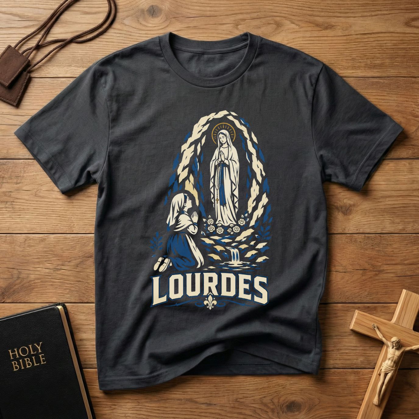 Lourdes Marian Graphic T-Shirt
