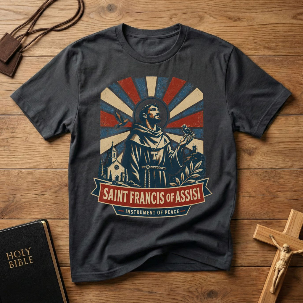 Saint Francis of Assisi Graphic T-Shirt