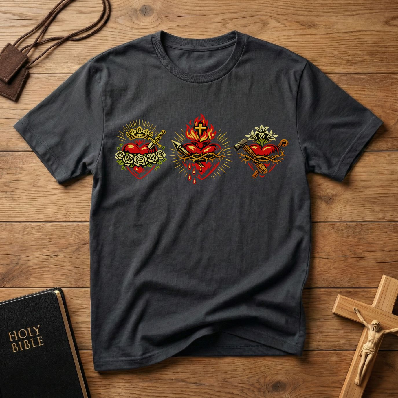 JMJ Hearts Tryptic T-Shirt