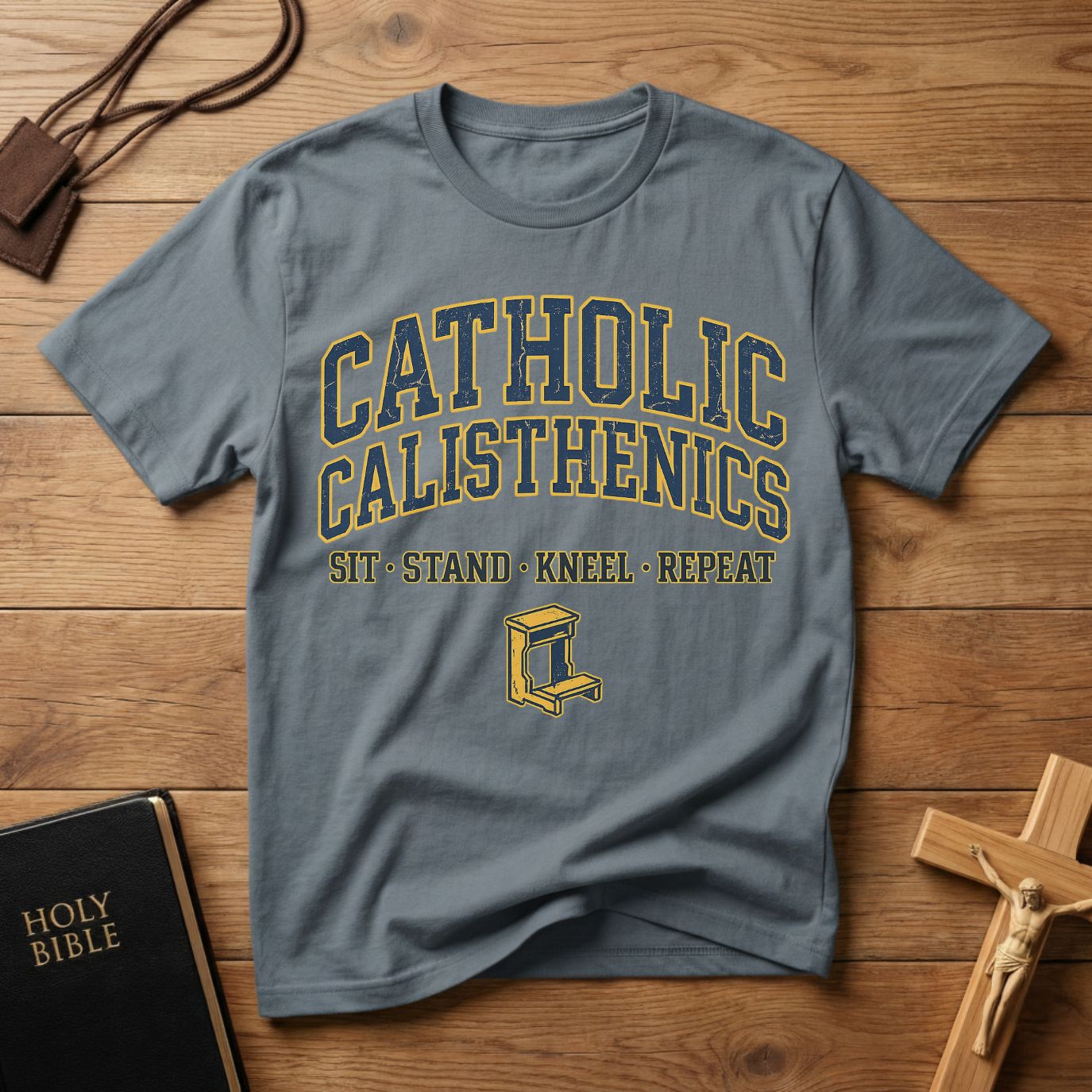 Catholic Calisthenics Colorful T-Shirt