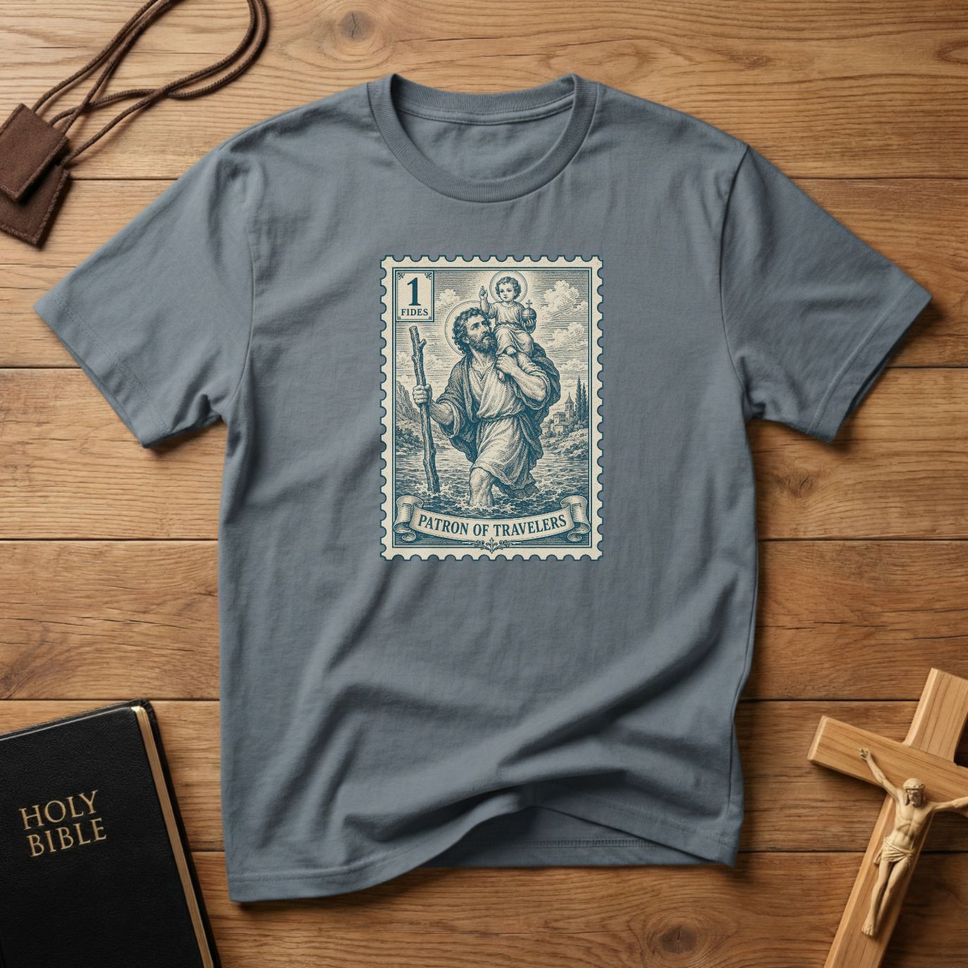 St. Christopher Stamp T-shirt
