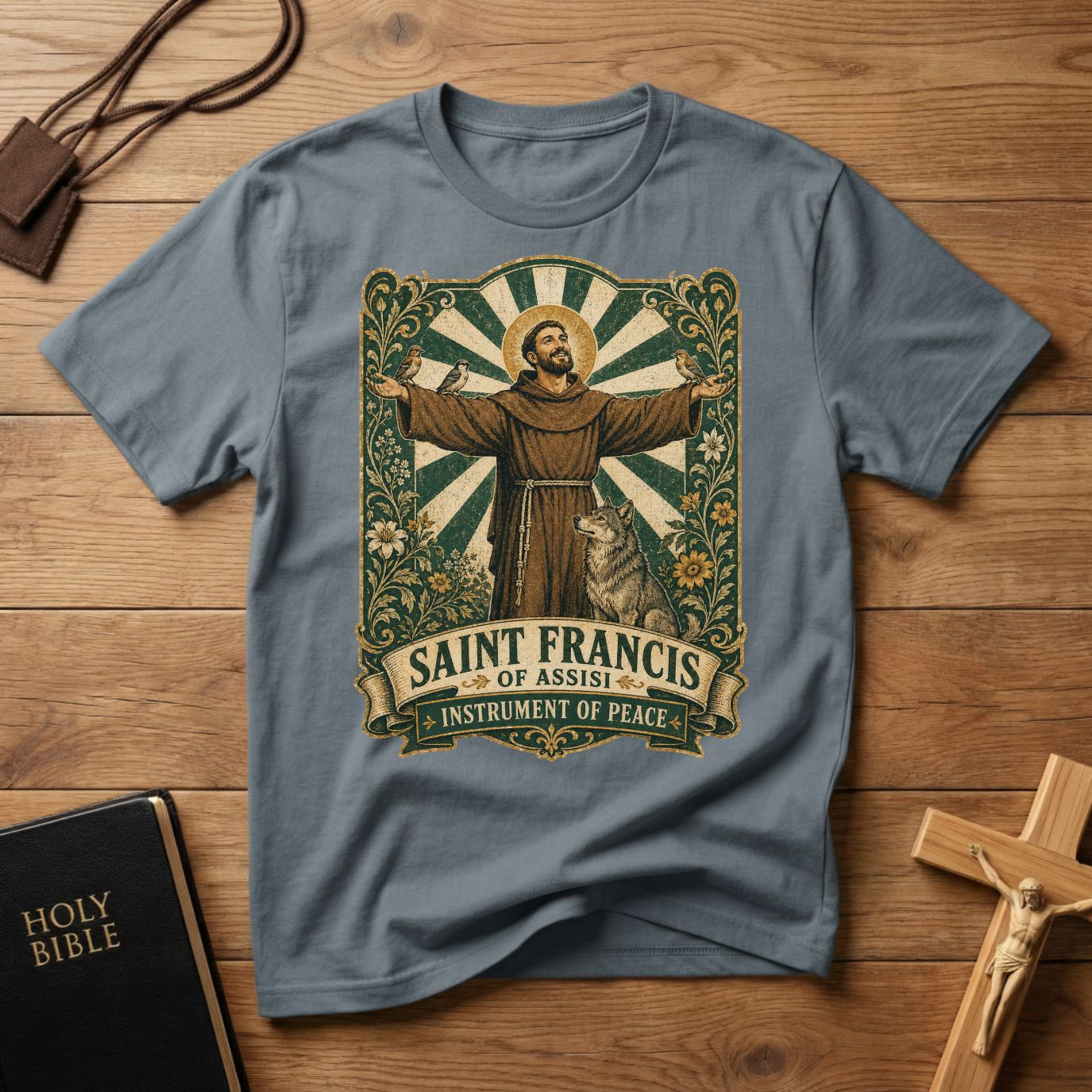 Instrument of Peace St. Francis T-Shirt