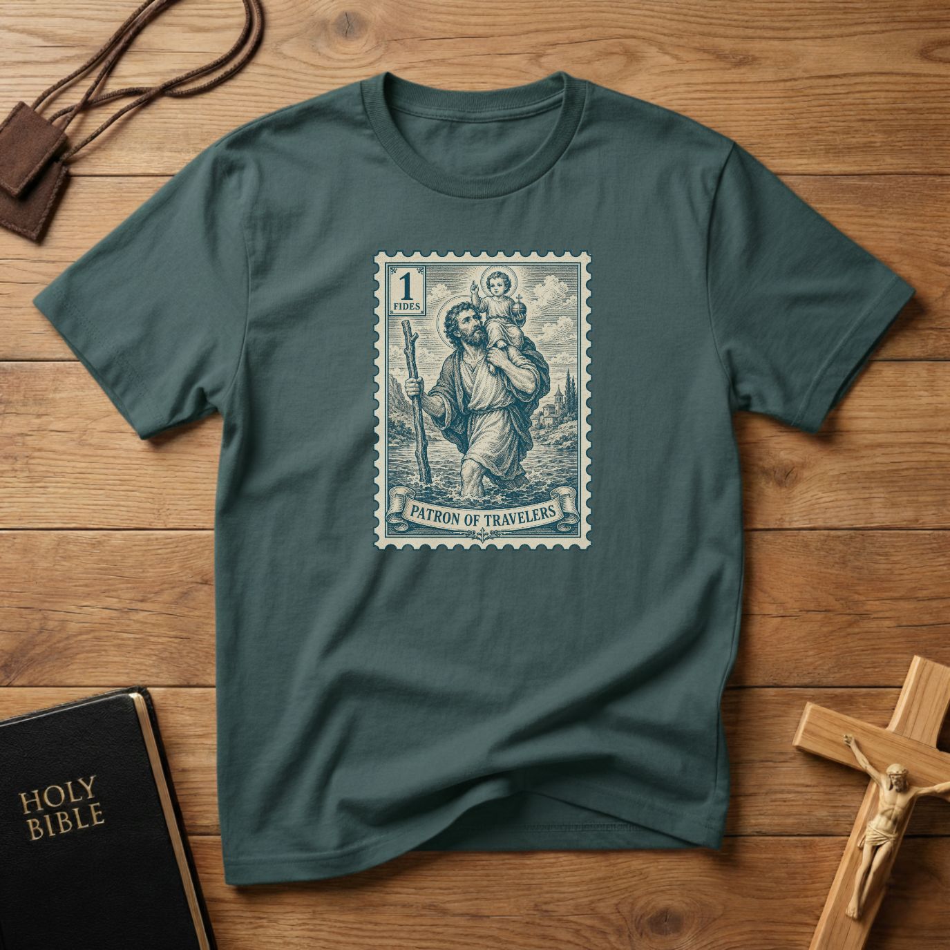 St. Christopher Stamp T-shirt
