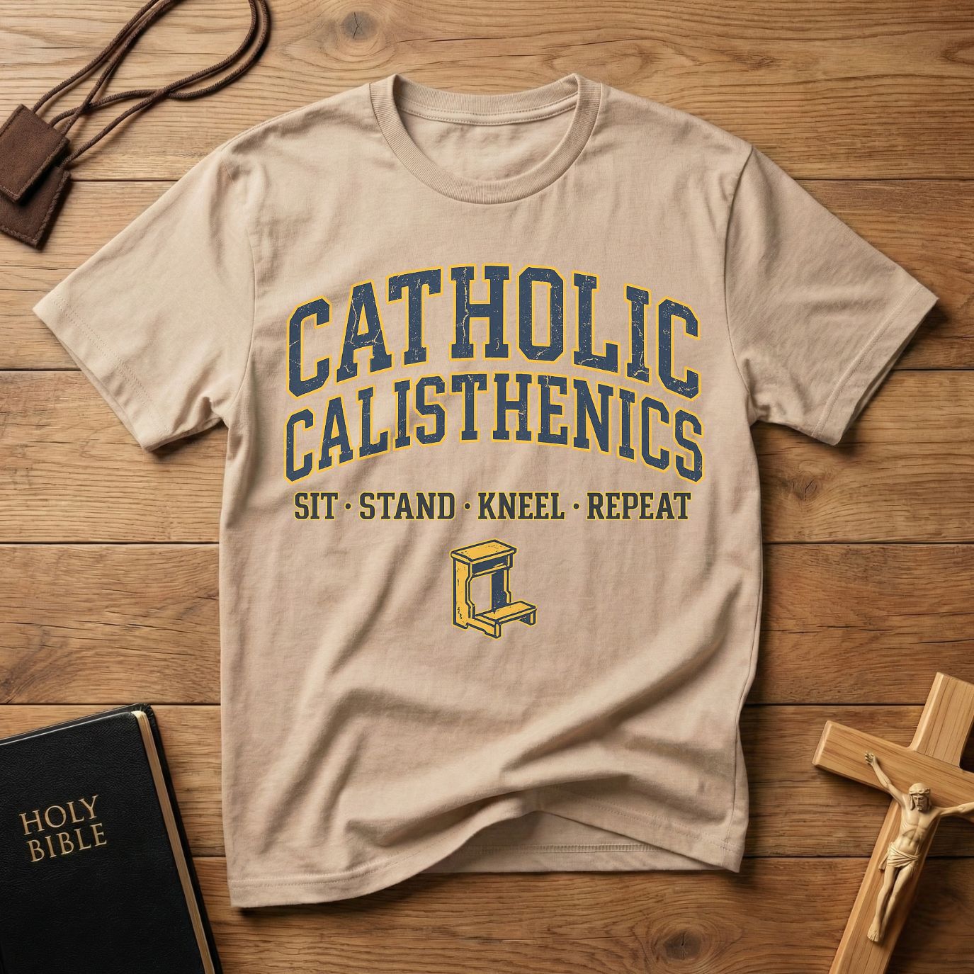 Catholic Calisthenics Colorful T-Shirt