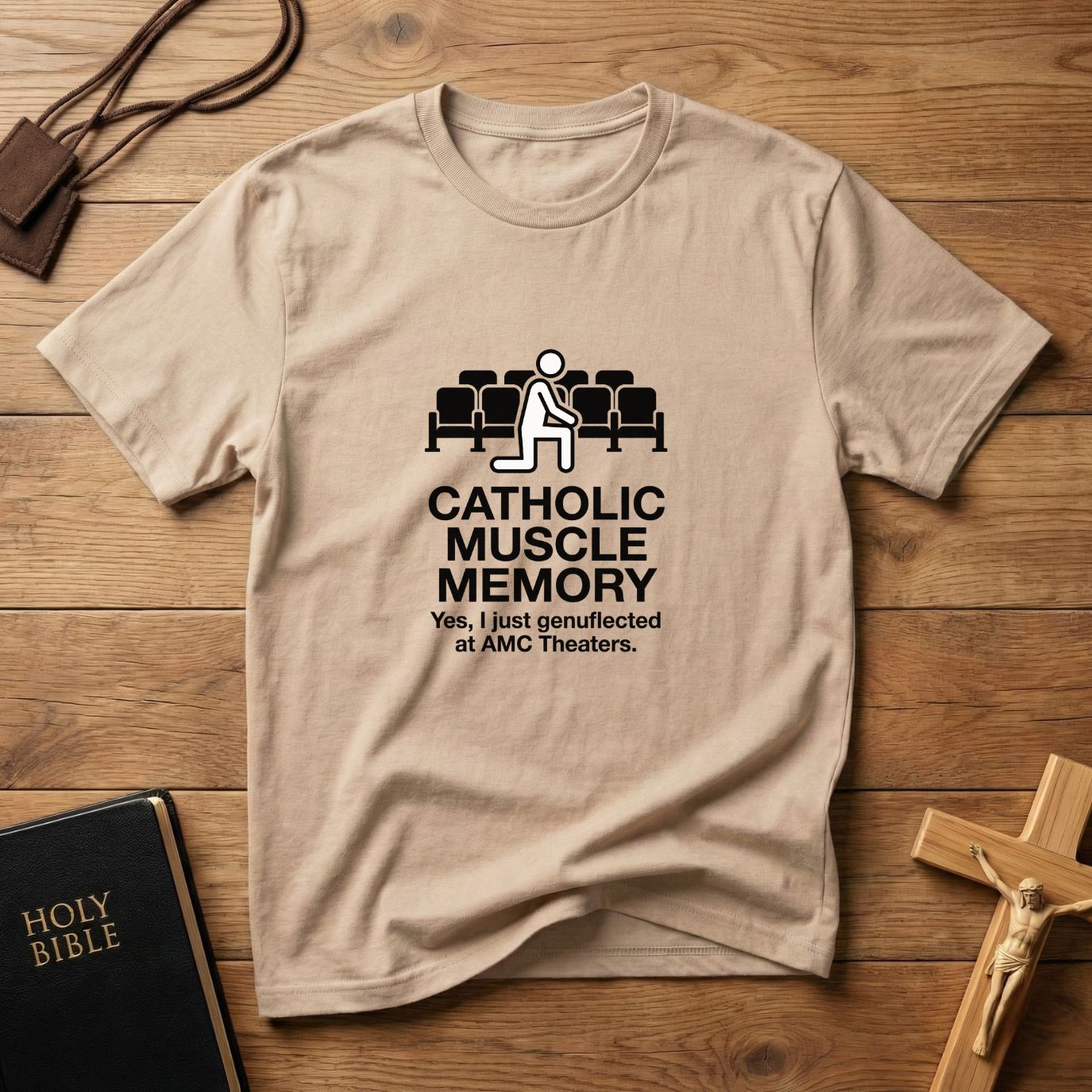 Catholic Muscle Memory T-shirt
