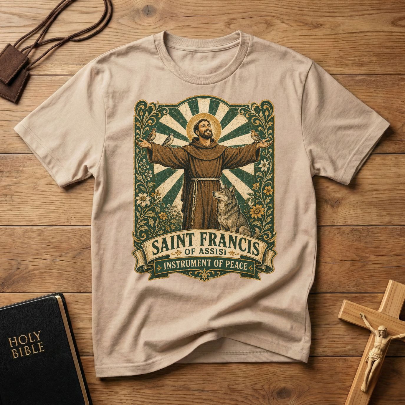 Instrument of Peace St. Francis T-Shirt