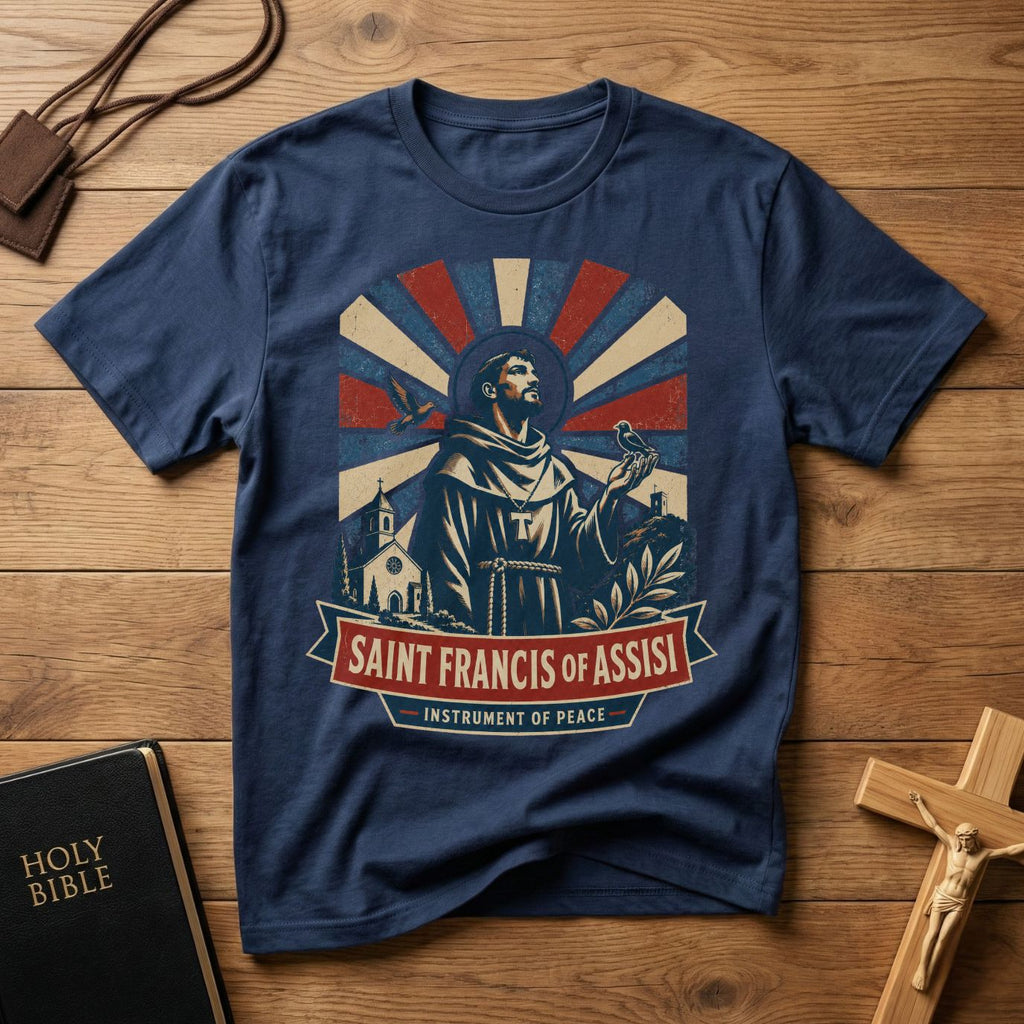 Saint Francis of Assisi Graphic T-Shirt