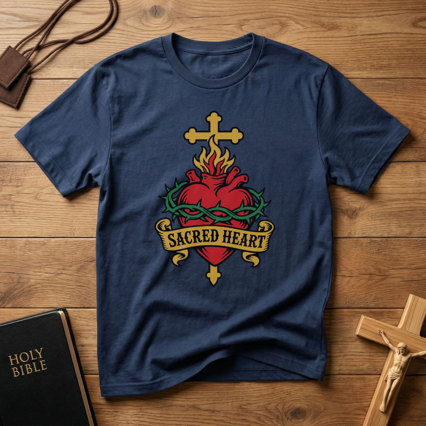 Sacred Heart Tattoo T-shirt