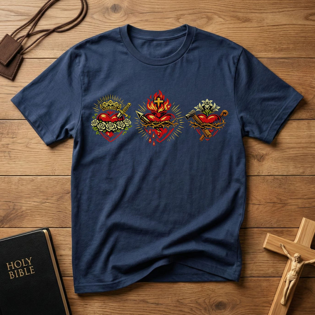 JMJ Hearts Tryptic T-Shirt