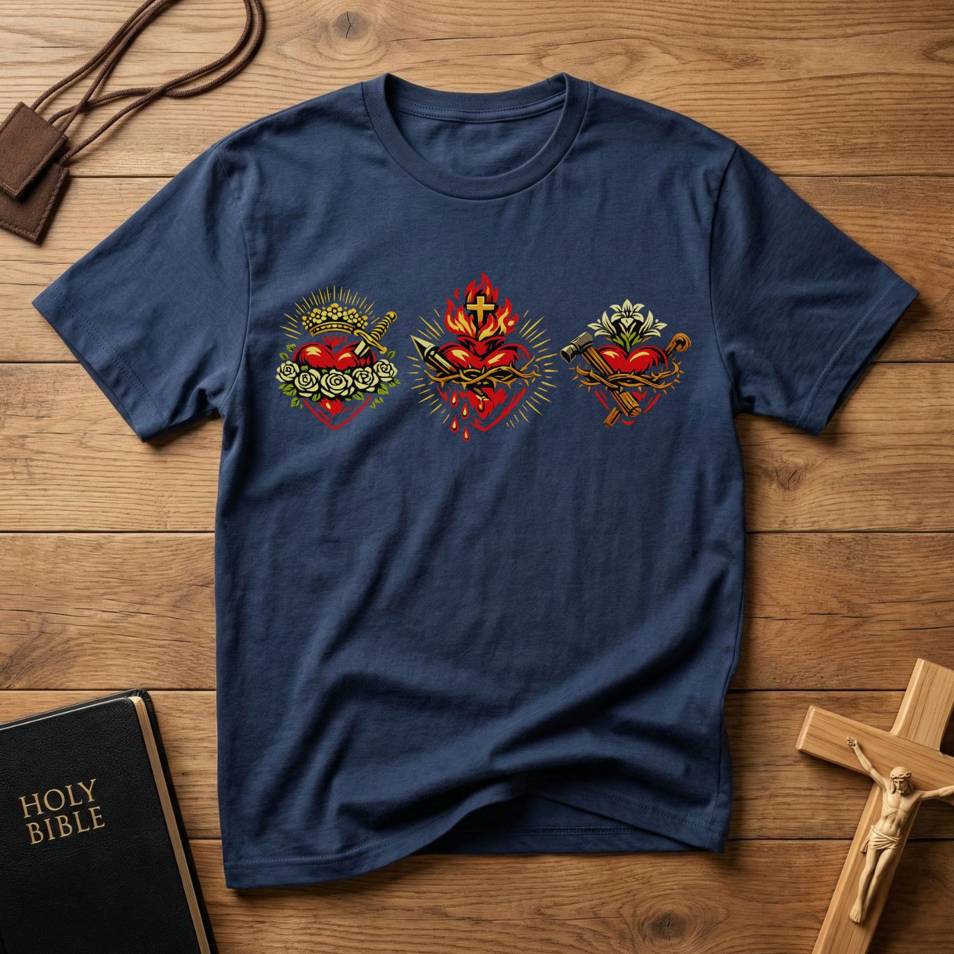 JMJ Hearts Tryptic T-Shirt