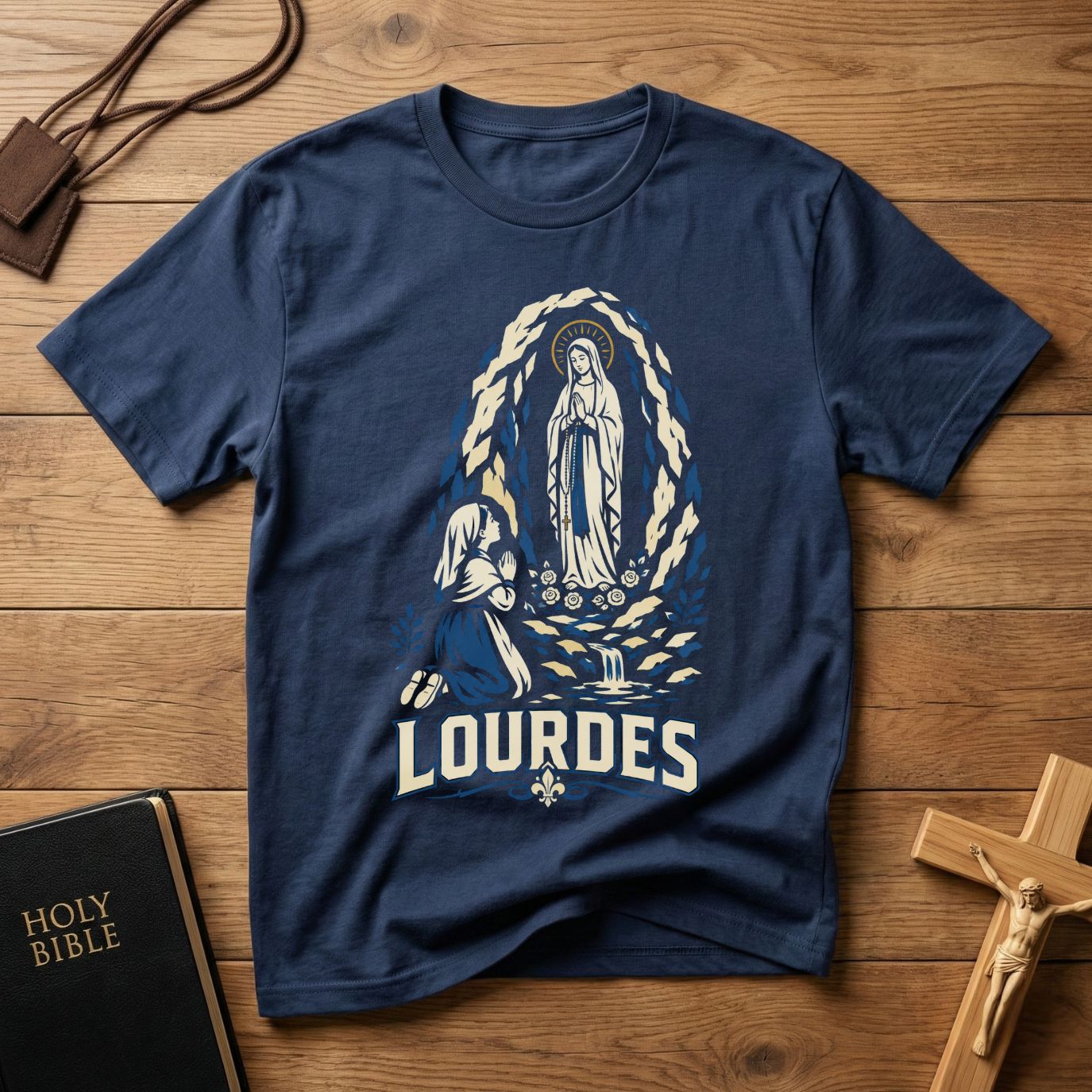 Lourdes Marian Graphic T-Shirt